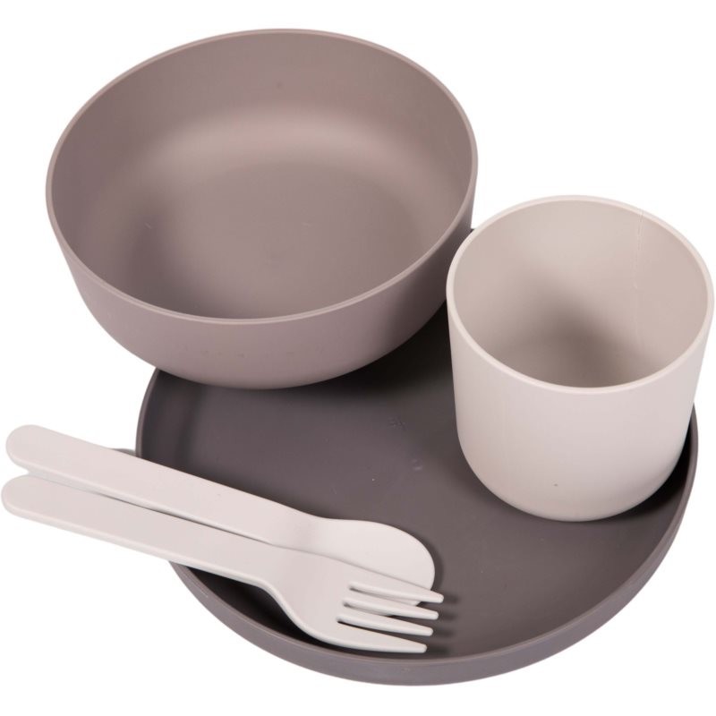 Bo Jungle Tableware Set dinnerware set for children Grey 5 pc