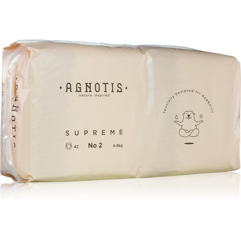Agnotis Baby Diapers Supreme No 2 disposable nappies 4-8 kg 42 pc