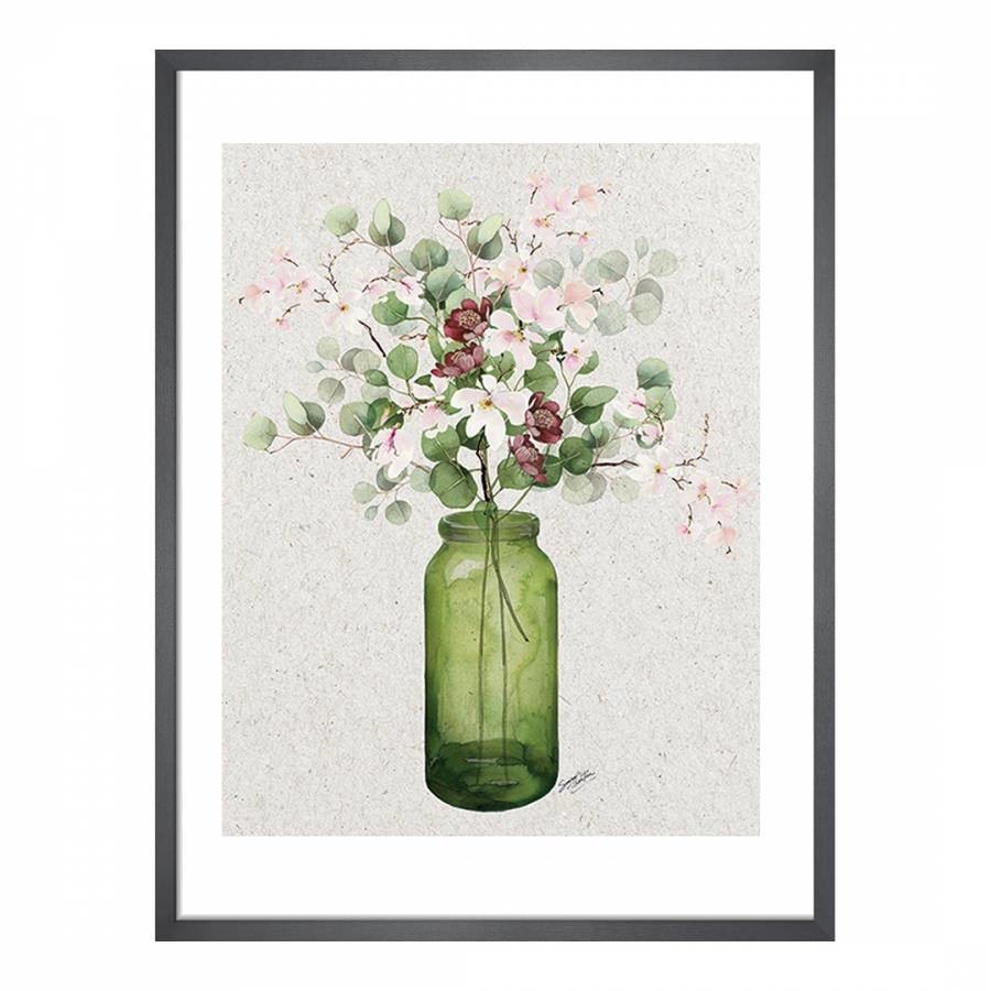 Vase III 40x50cm Framed Print