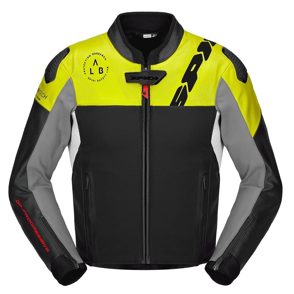 Spidi DP Progressive Hybrid Jacket Black Fluorescente Yellow 48