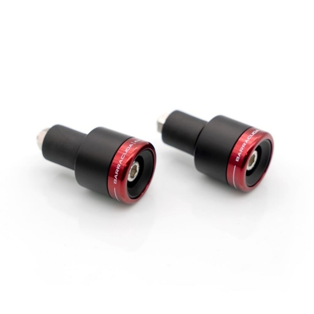 Barracuda Bar Ends B-Lux Red (Pair) Universal - Bar-Ends