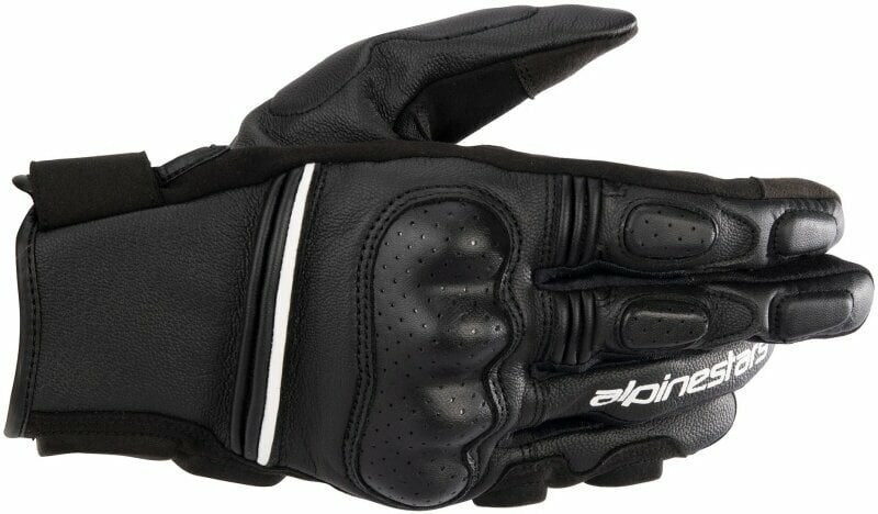 Alpinestars Phenom Leather Gloves Black/White L Motorcycle Gloves