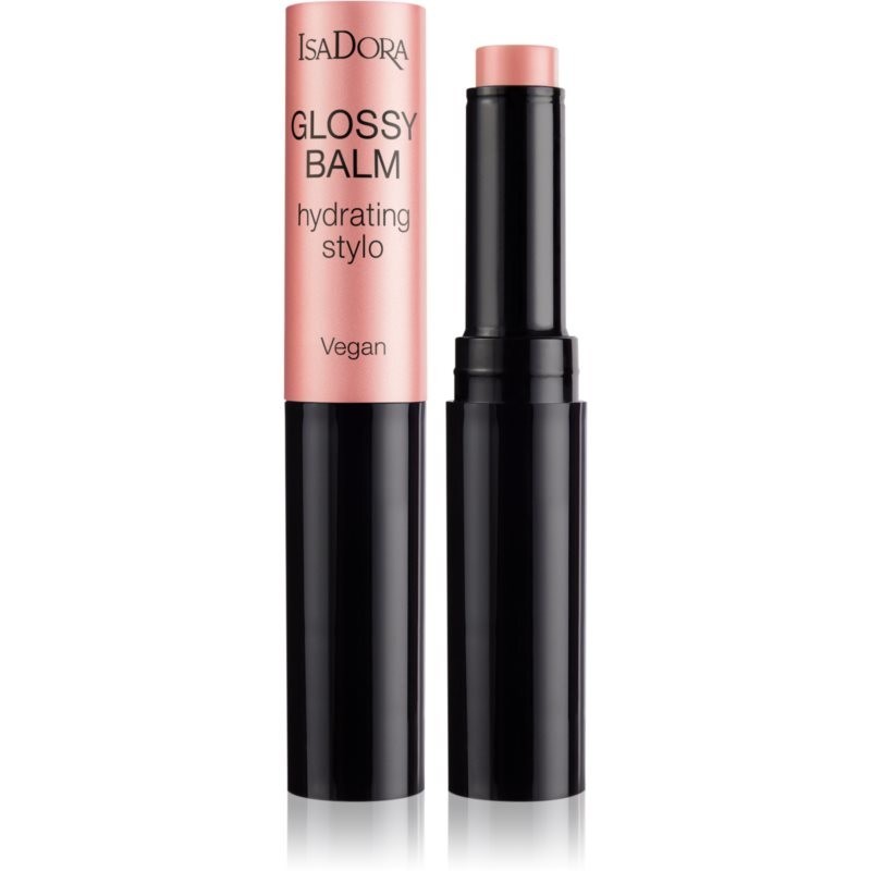 IsaDora Glossy Balm Hydrating Stylo tinted moisturising lip balm shade 41 Pink Silk 1,6 g