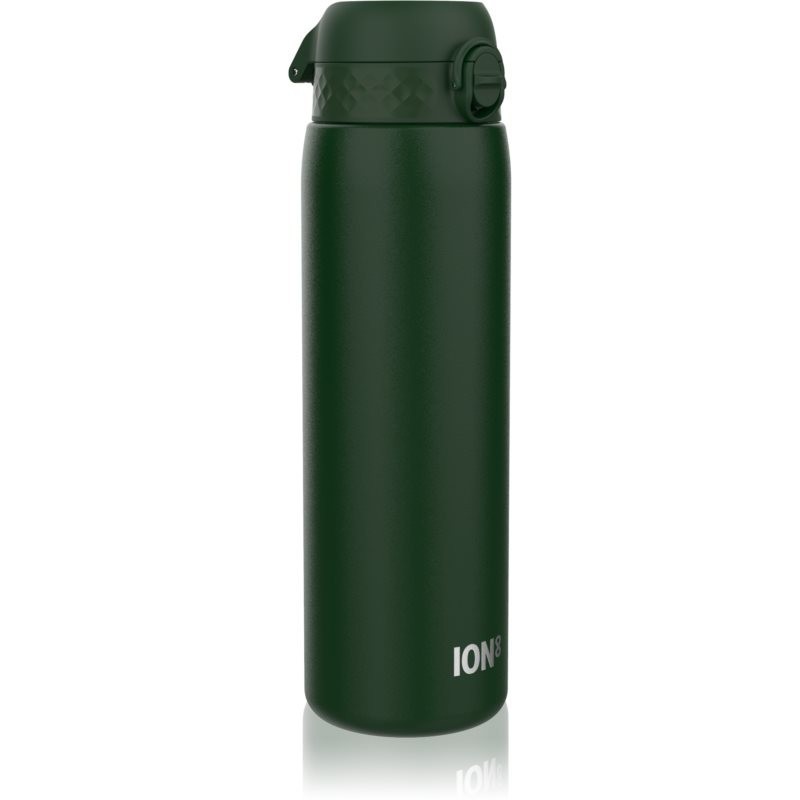 Ion8 Leak Proof stainless steel water bottle large Dark Green 1200 ml