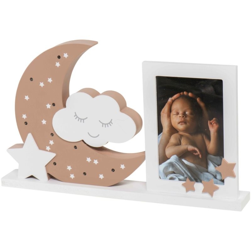 Dooky Luxury Memory Box Triple Frame Printset decorative frame with LED backlight Brown 1 pc