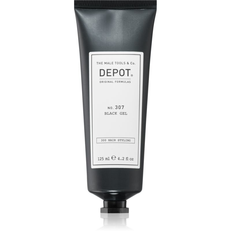 Depot No. 307 Black Gel styling gel for dark hair 125 ml