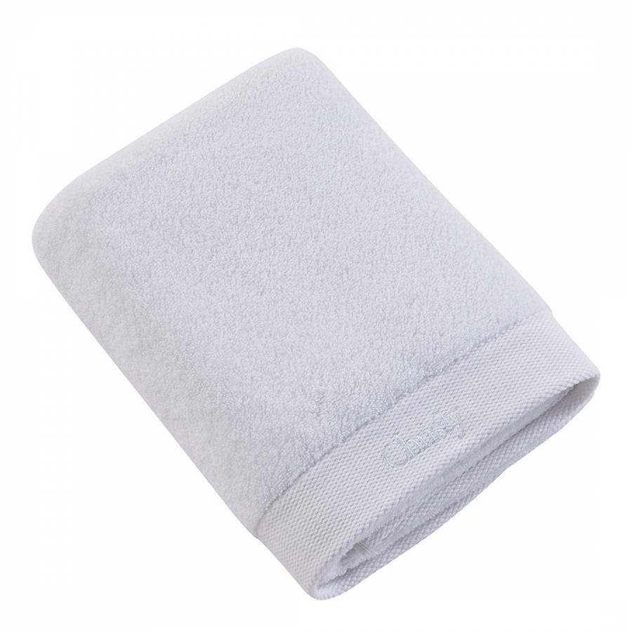 Christy Logo Bath Towel White