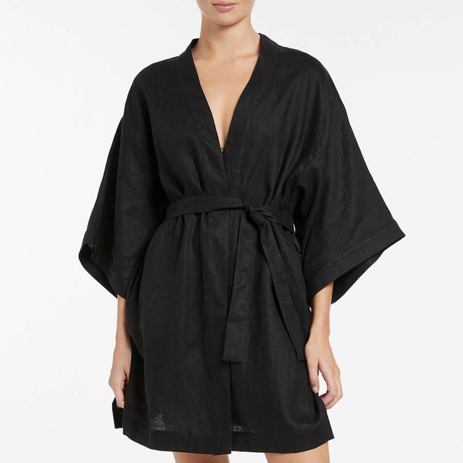 Black Beach Robe
