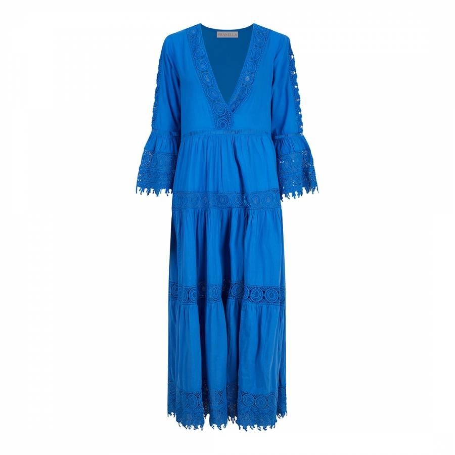 Blue Greek Rebel Maxi Dress