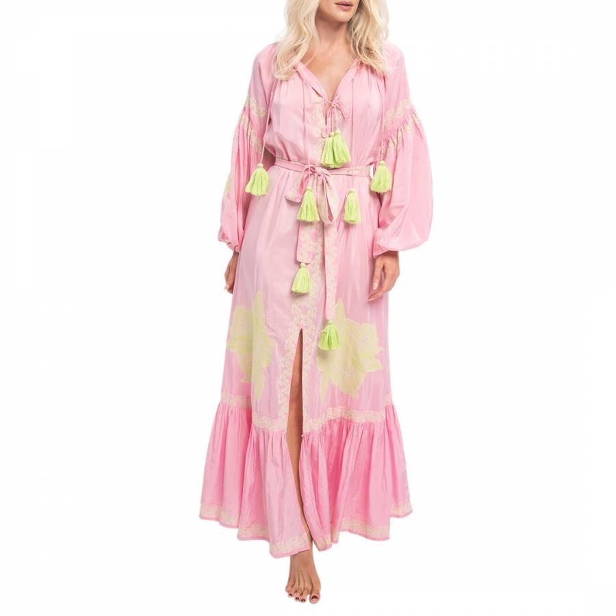 Pink Pistachio Taffi Maxi Dress