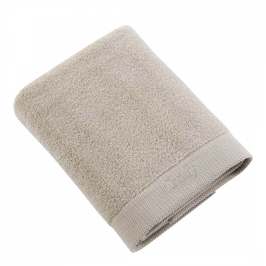 Christy Logo Bath Towel French Grey