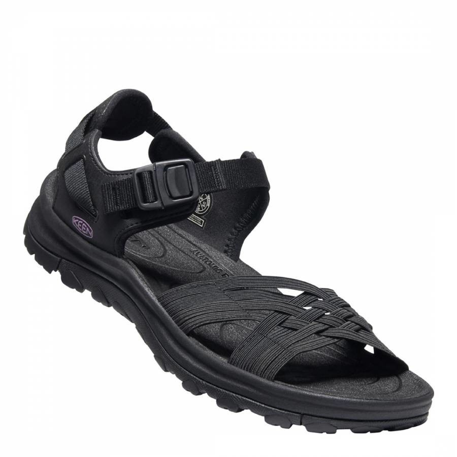 Black Terradora II Strappy Open Toe Sandals