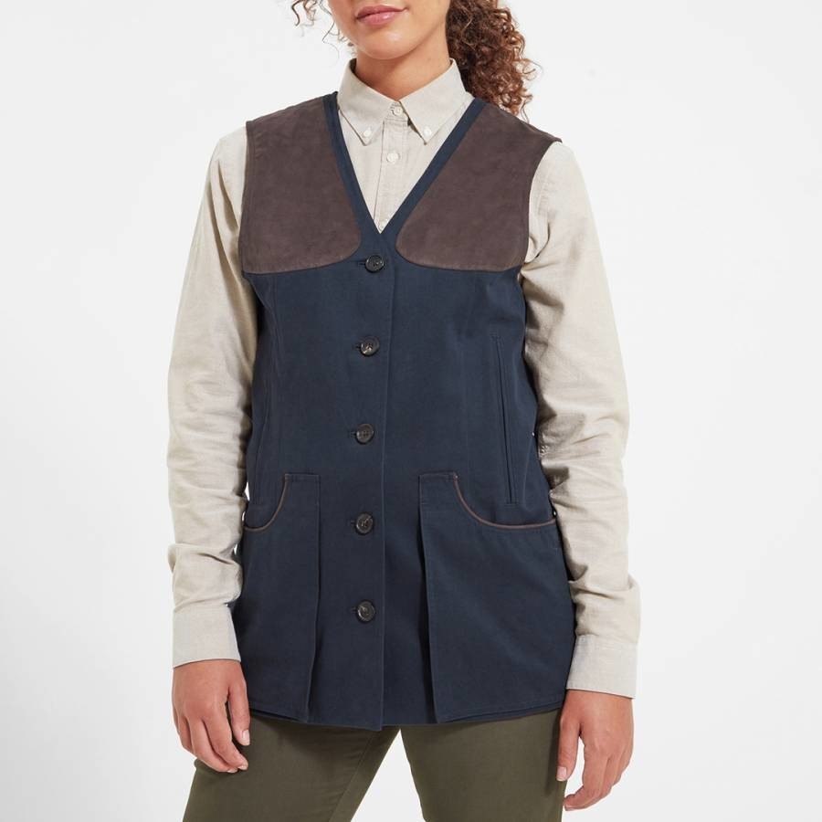 Navy Ladies All Season Shooting Vest-