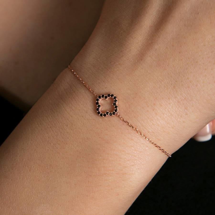 Rose Gold Cleef Bracelet