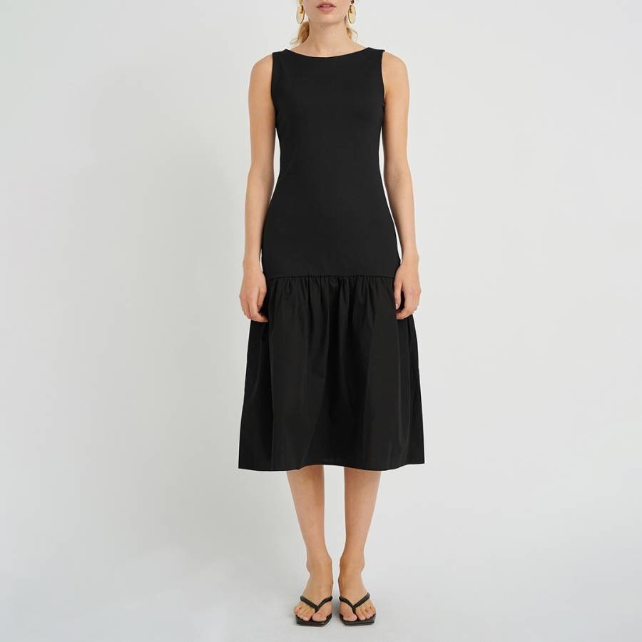 Black Zefine Midi Dress