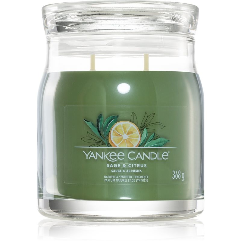 Yankee Candle Sage & Citrus scented candle Signature 368 g