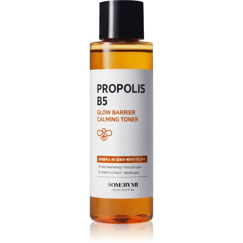 Some By Mi Propolis B5 Glow Barrier soothing toner for skin regeneration and renewal 150 ml