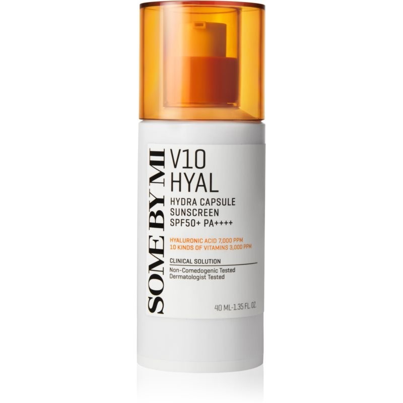 Some By Mi V10 Hyal Hydra Capsule Sunscreen protective cream for sensitive and intolerant skin SPF 50+ 40 ml