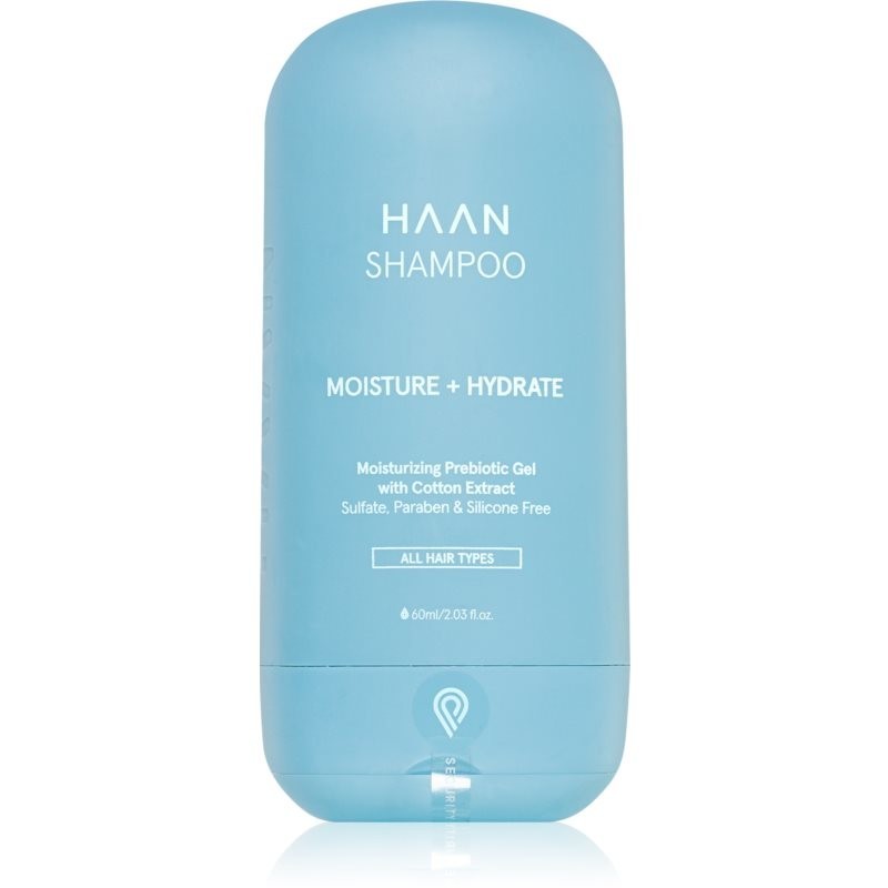 HAAN moisturising shampoo with prebiotics 60 ml