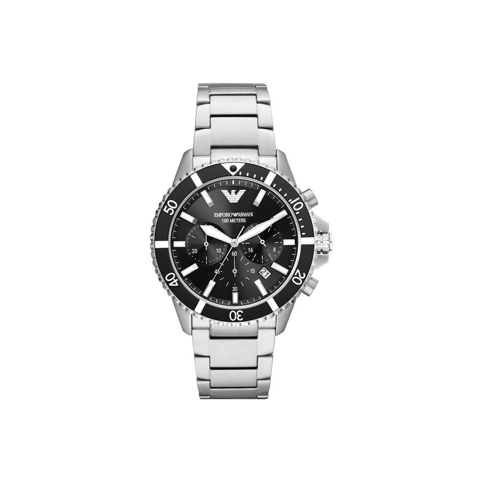 Emporio Armani AR11360 43 mm Stainless Steel Chronograph Watch for Mens