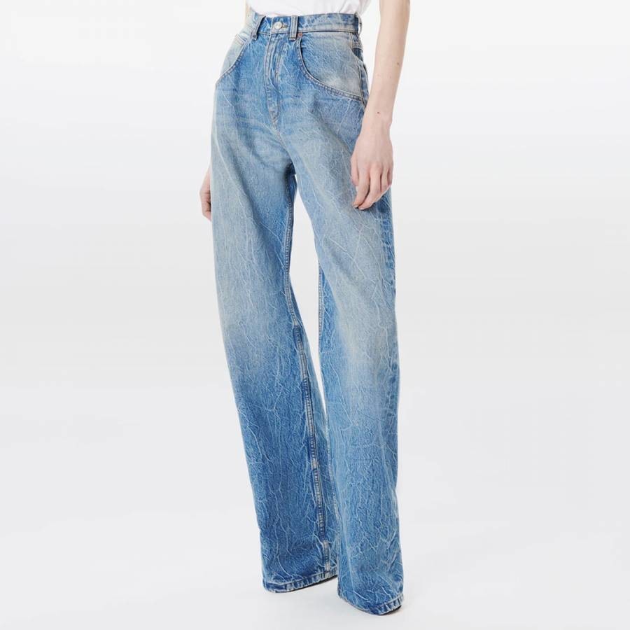 Mid Blue Mia High Waist Jeans