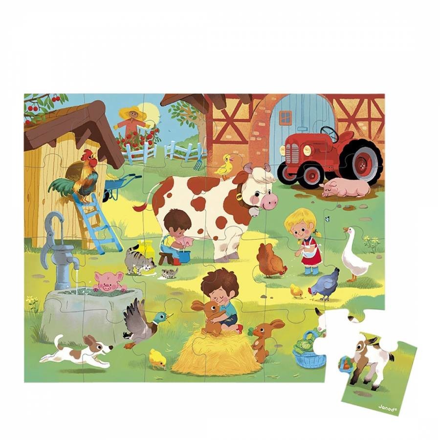 Puzzle A Day At The Farm 24 Pieces