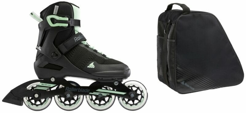 Rollerblade Spark 84 W Roller Skates Black/Mint Green 37