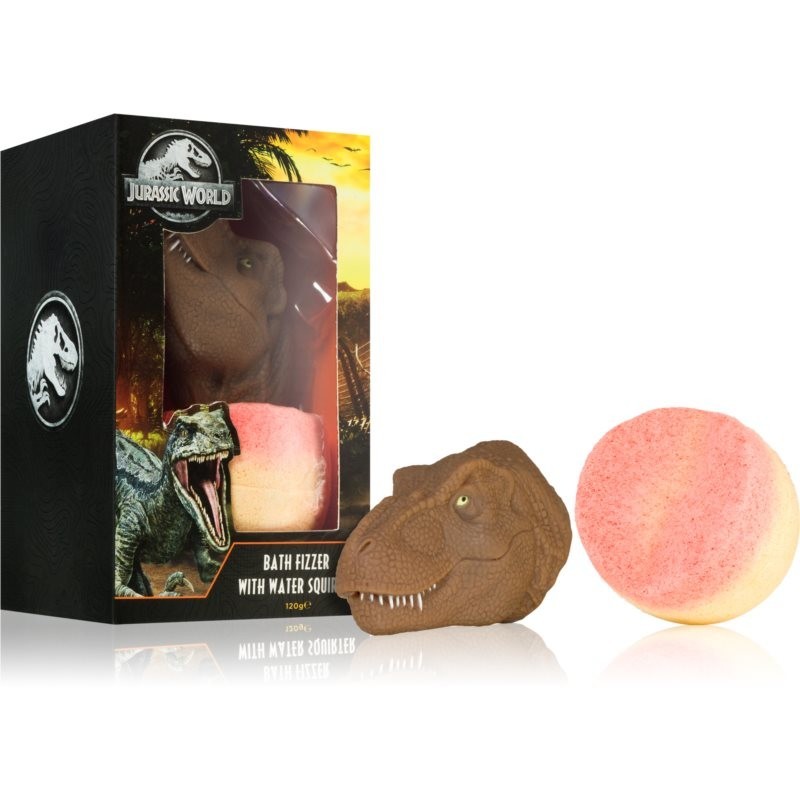 Corsair Jurassic World effervescent bath bomb + toy with dinosaur squirter 120 g