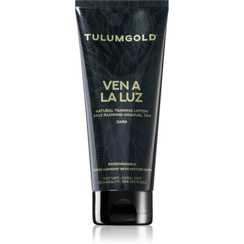 Tulumgold Ven a la Luz Natural Tanning Lotion Dark sunbed tanning cream 200 ml