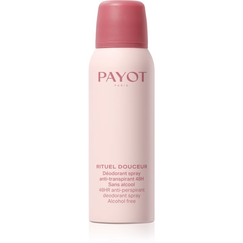 Payot Rituel Douceur 48HR Anti-Perspirant Deodorant Spray Alcohol Free antiperspirant deodorant spray without alcohol 125 ml
