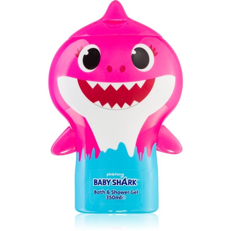 Corsair Baby Shark shower and bath gel for children Pink 350 ml