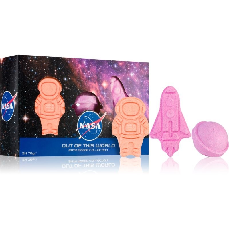 Corsair Nasa fizzy bath bombs Astronaut & Planet & Rocket 3x70 g