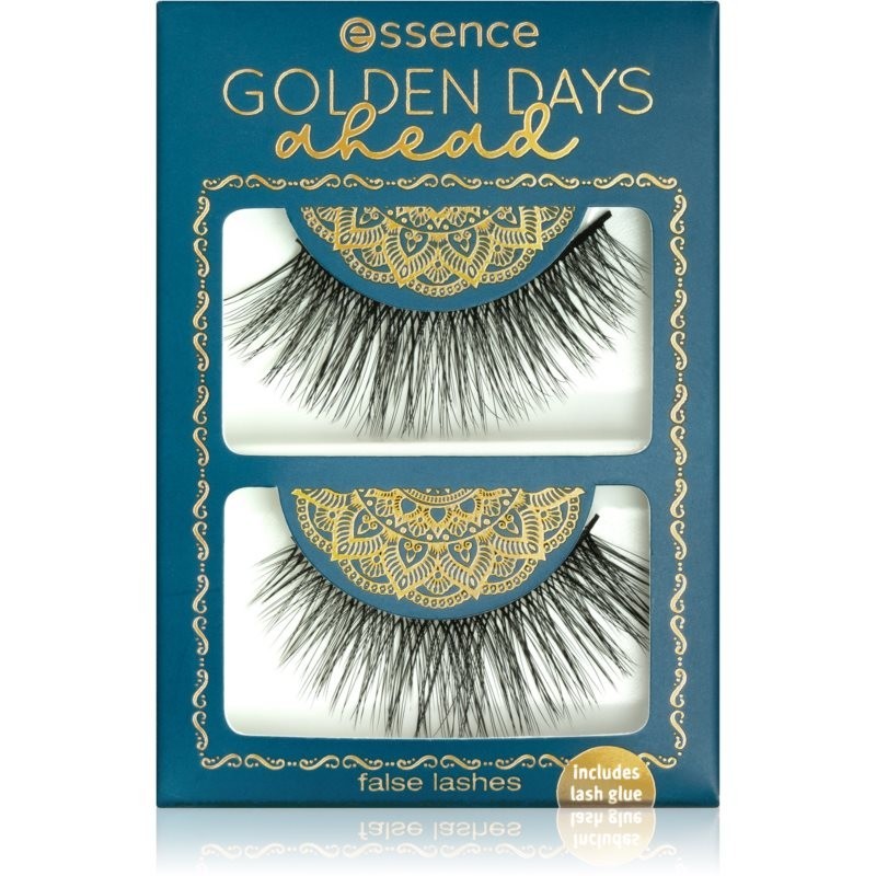 Essence GOLDEN DAYS ahead false eyelashes with glue 2 pc