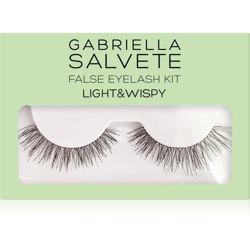 Gabriella Salvete False Eyelash Kit Light & Wispy false eyelashes with glue 1 pc