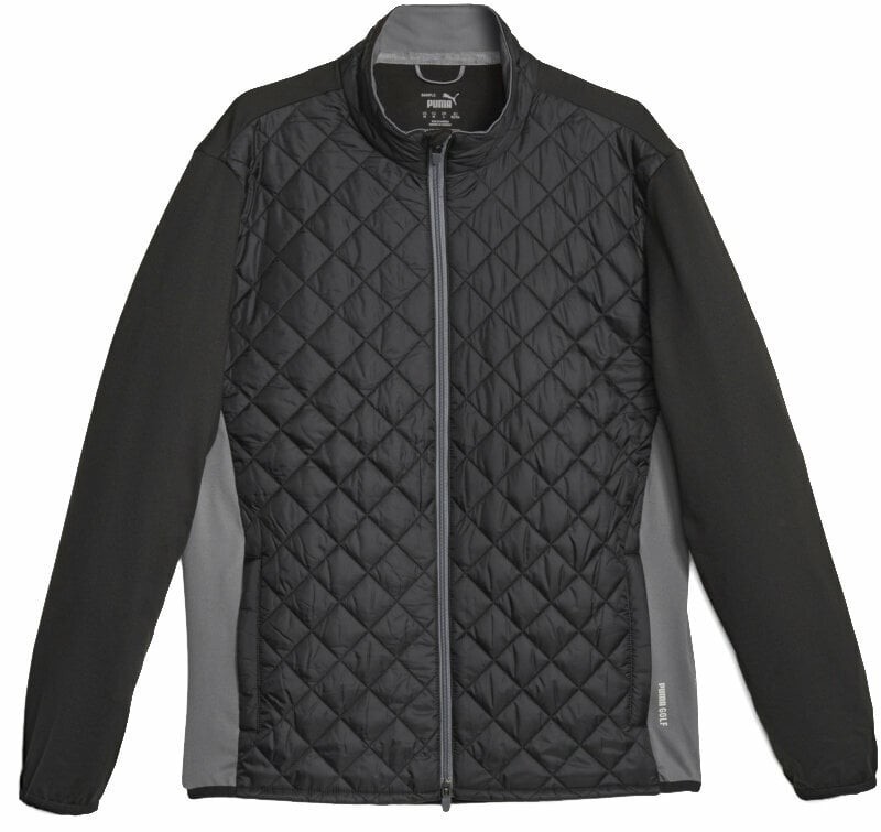 Puma Frost Quilted Jacket Puma Black/Slate Grey S