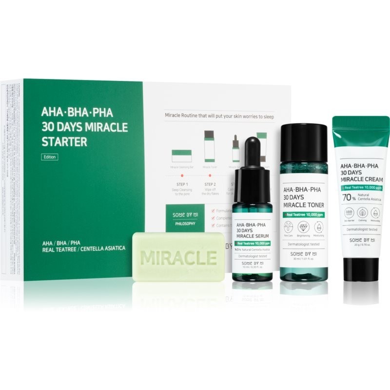 Some By Mi Super Matcha Pore Tightening set (for problem skin, acne)
