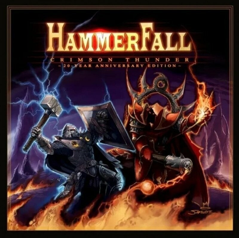 Hammerfall - Crimson Thunder: 20 Year Anniversary (Platinum Edition) Ltd. Silver - Vinyl