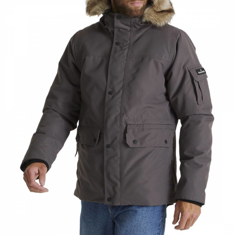 Dark Grey Waterproof Insulated Jacket