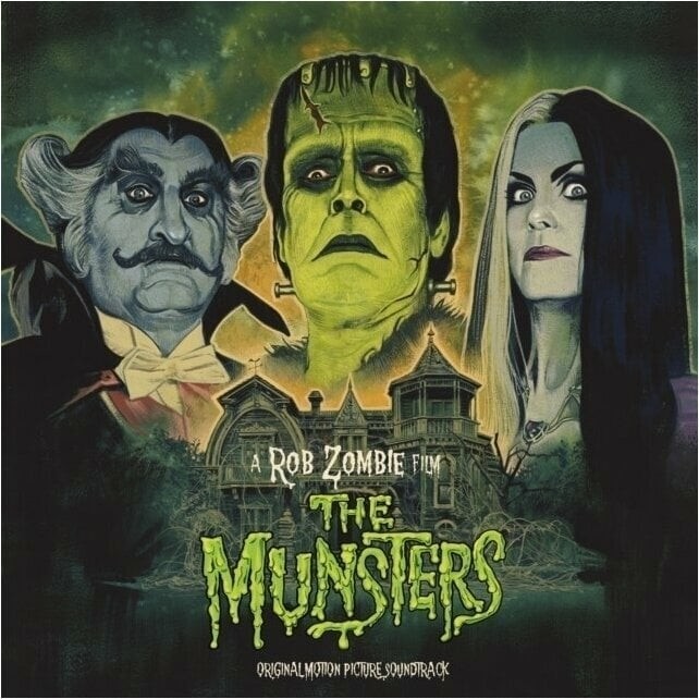 Zeuss & Rob Zombie - The Munsters (180g) (Black & Monster Green Swirl/Black & Vampire White Swirl Coloured) (2 LP)