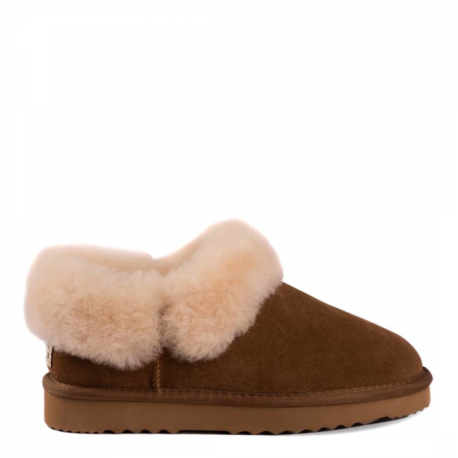 Tan Coogee Traditional Ankle Slipper