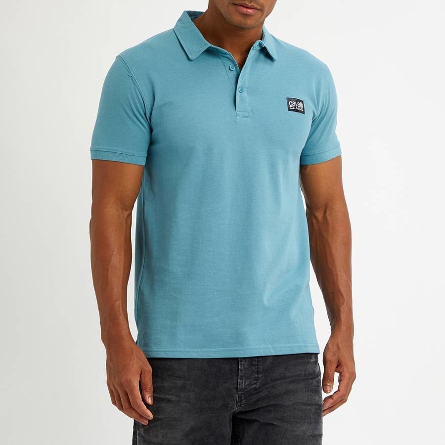 Blue Small Branded Polo Top