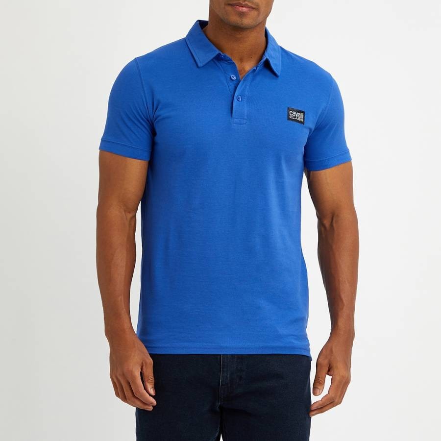 Royal Blue Small Branded Polo Top