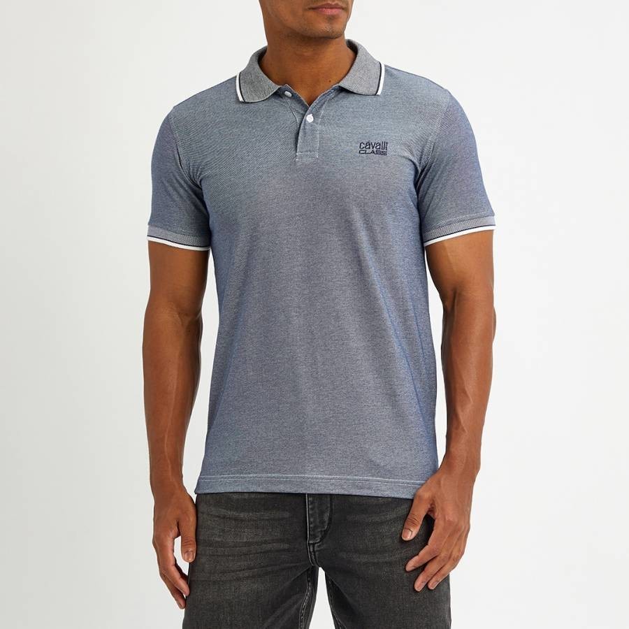 Grey Small Branded Polo Top