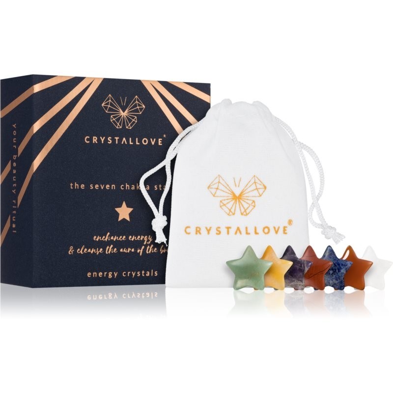 Crystallove Energy Crystals The Seven Chakra Stars massage tool 7 pc