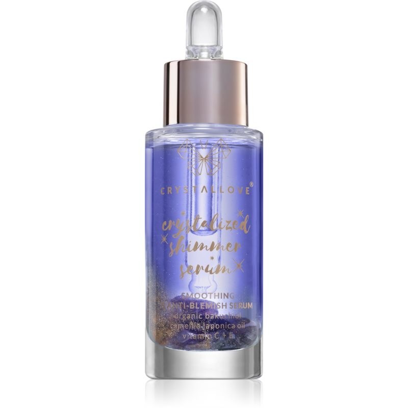 Crystallove Crystalized Amethyst Shimmer Serum smoothing serum for skin imperfections 30 ml