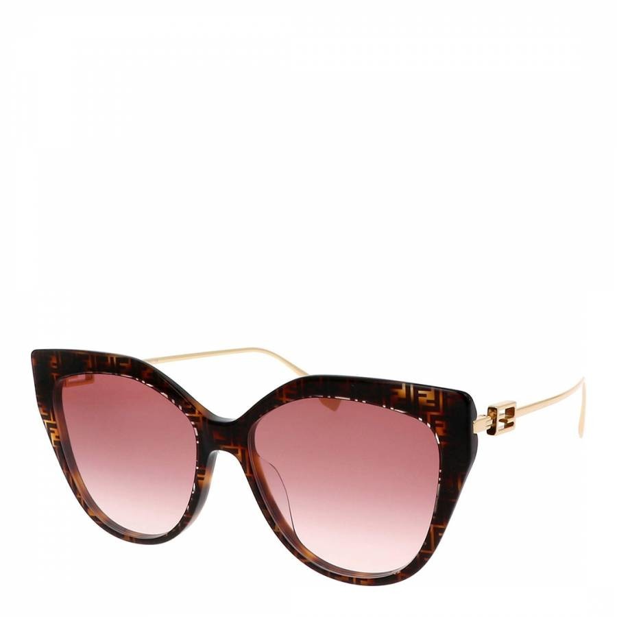 Women's Brown Fendi Sunglasses 57mm