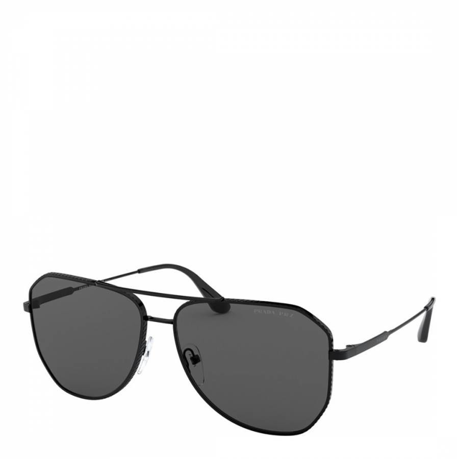 Men's Black Prada Sunglasses 58mm