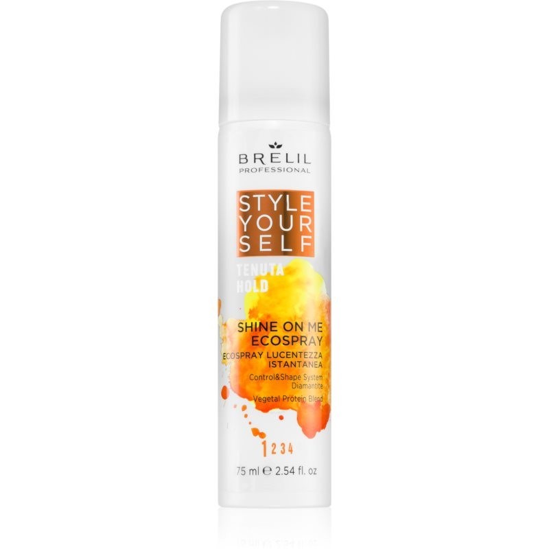 Brelil Numéro Style YourSelf Shine On Me Ecospray spray for shine for all hair types 75 ml