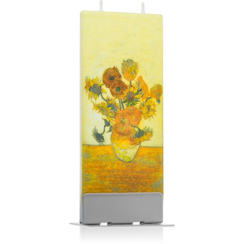 Flatyz Fine Art Vincent Van Gogh Sunflowers decorative candle 6x15 cm