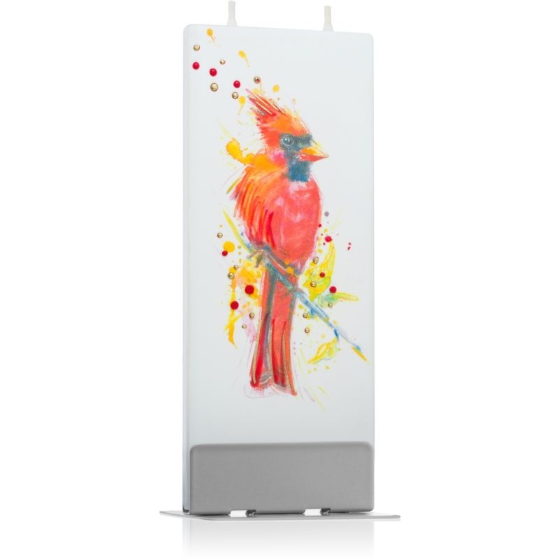 Flatyz Nature Red Bird decorative candle 6x15 cm